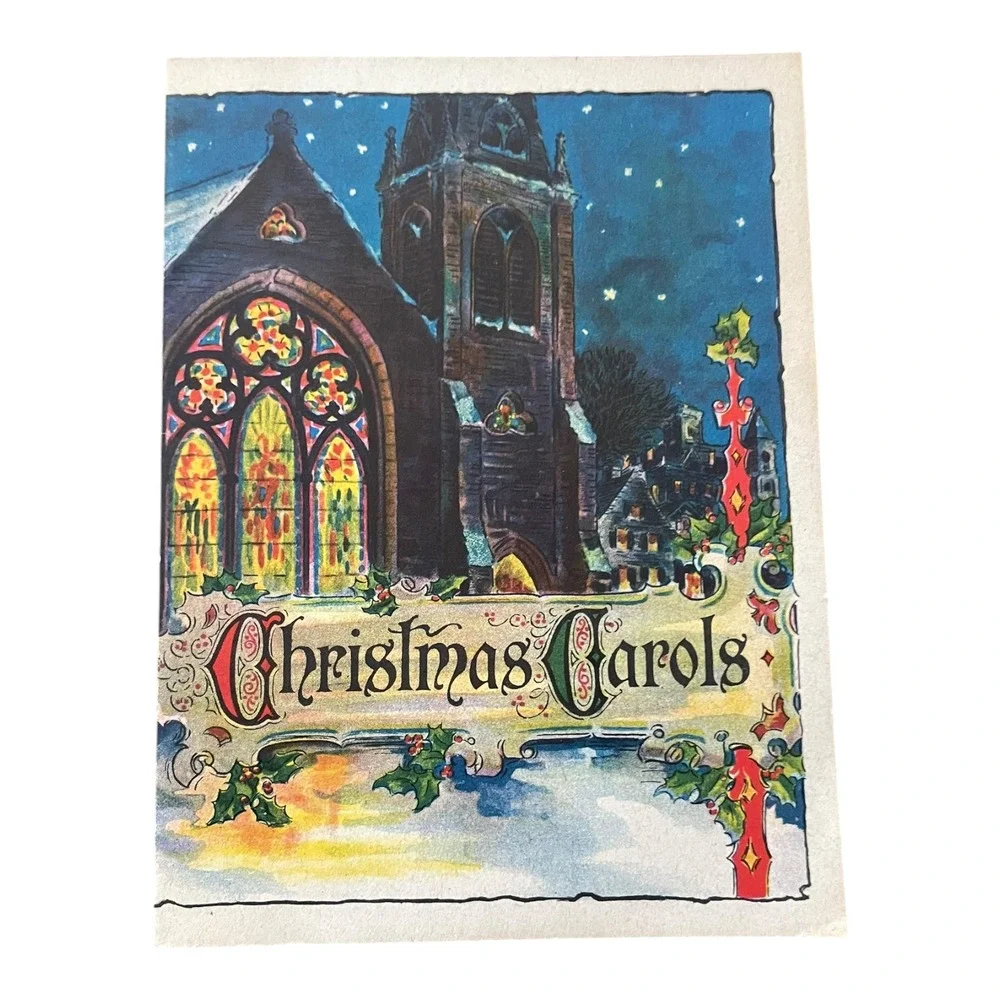 Vintage Christmas Carols Songbook John Hancock Life Insurance Co. Promotional